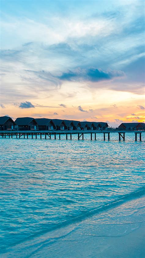 1080x1920 Maldives Resorts Huts Over Water Iphone 76s6 Plus Pixel Xl