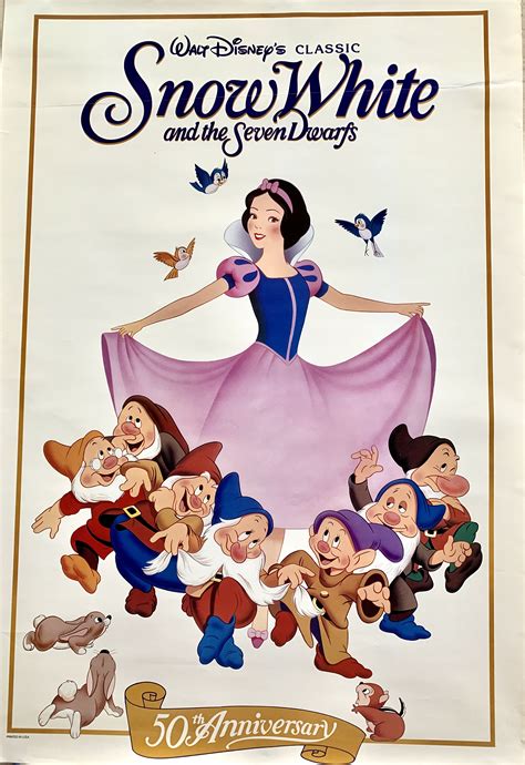 Disney Movie Poster Walt Disney S Snow White And Vrogue Co