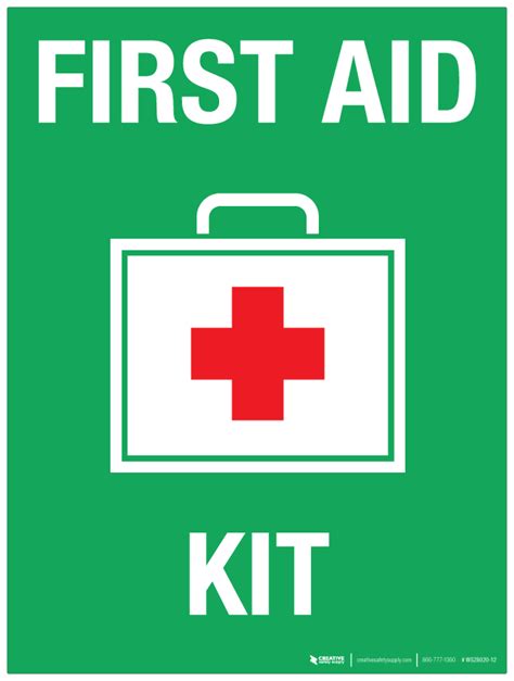 First Aid Kit With Red Cross Wall Sign Clipart Best Clipart Best