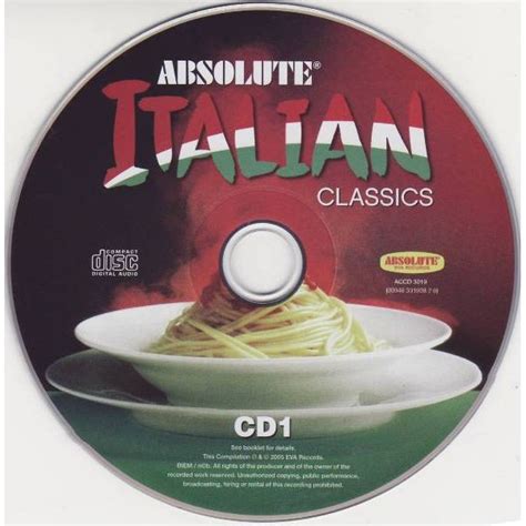 Absolute Italian Classics Cd1 Mp3 Buy Full Tracklist