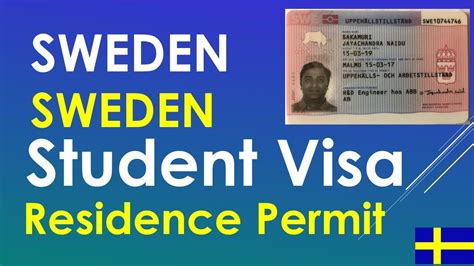 Residence Permit Application For Studies In Sweden Sweden Student Visa