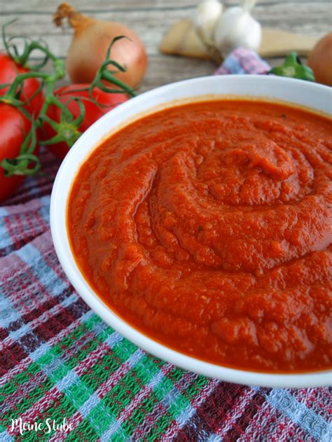 Pizzasauce Selber Machen Mit Frischen Bio Tomaten Meinestube Rezept