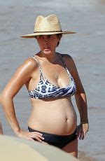 Pregnant Jamie Lynn Sigler In Bikini At A Beach In Maui Hawtcelebs