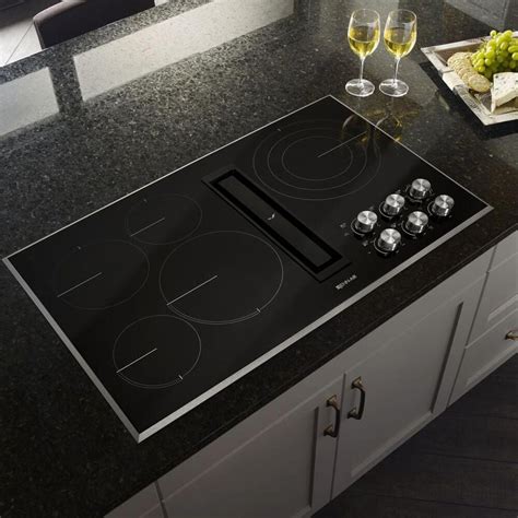 Jenn Air 36 Jx3 Electric Downdraft Cooktop In Stainless Steel