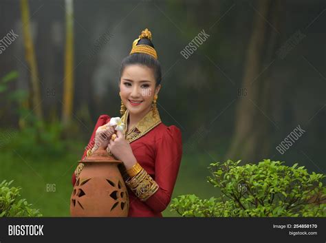 Lao Girl Dressed Image And Photo Free Trial Bigstock