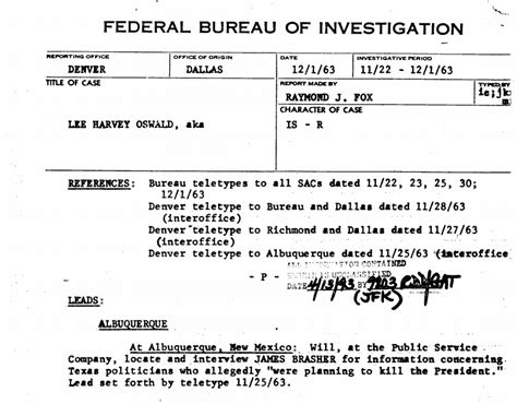 Jfk Files Fbi Investigators Found Inside Plot To Murder President Kennedy Daily Star