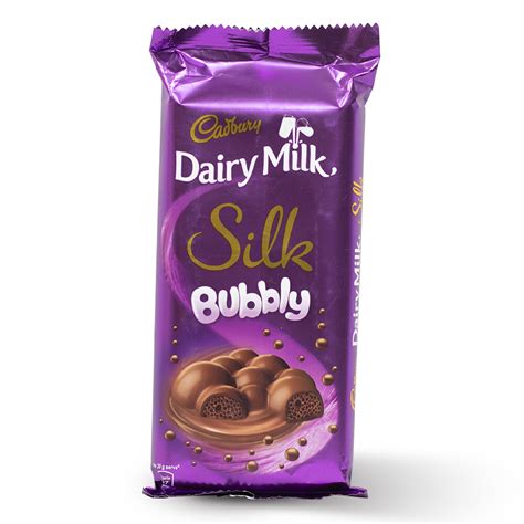 Cadbury Dairy Milk Silk Bubbly Chocolate 120 G
