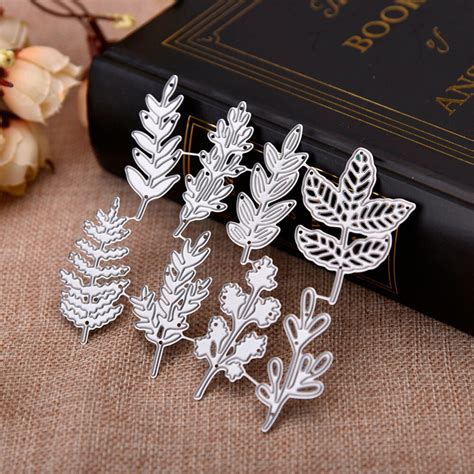 Metal Cutting Dies Scrapbooking Leaves Foliage Collection Craft Die