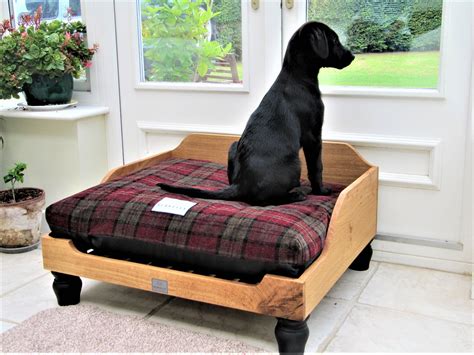 Extra Large Wooden Dog Beds UK - Handmade from Solid Oak