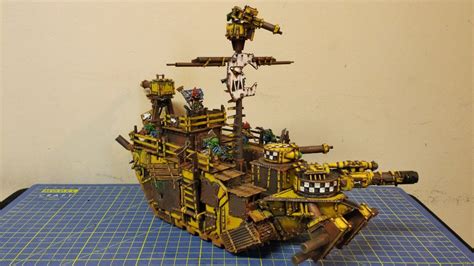 Warhammer 40k Ork Army Badmoon Battle Wagon Pirate Ship