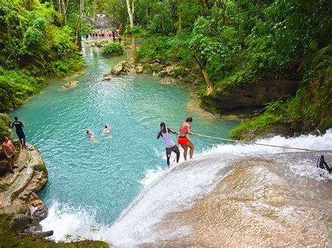 Blue Hole Secret Falls Falmouth Montego Bay Ocho Rios Shore Excursions Jamaica