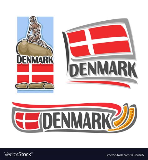 Logo For Denmark Royalty Free Vector Image Vectorstock