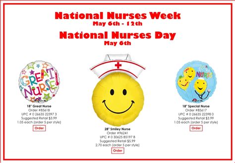 International council of nurses celebrates this day with the history of national nurses day 2021. Balloons for National Nurses Week