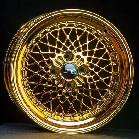 Jnc Wheels Rim Jnc045 Gold Platinum 15x825 4x100 Et10 Ebay