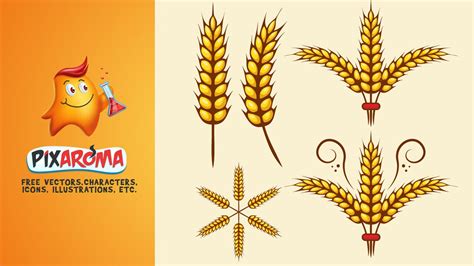 Autumn Wheat Vector Illustrator Tutorial Youtube