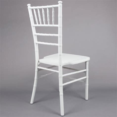Gold, silver, white, crystal clear, mahogany and black. Lancaster Table & Seating White Chiavari Chair