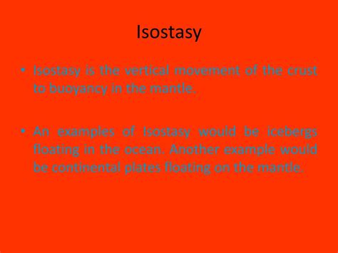 Ppt Isostasy Powerpoint Presentation Free Download Id2087488