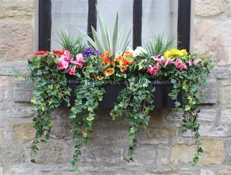 Amazon's choice for artificial flowers for window box. Outdoor Window Planters | for More Artificial Window Boxes ...