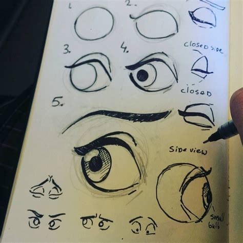 How To Draw Disney Eyes Small Thing Drawn In The Train