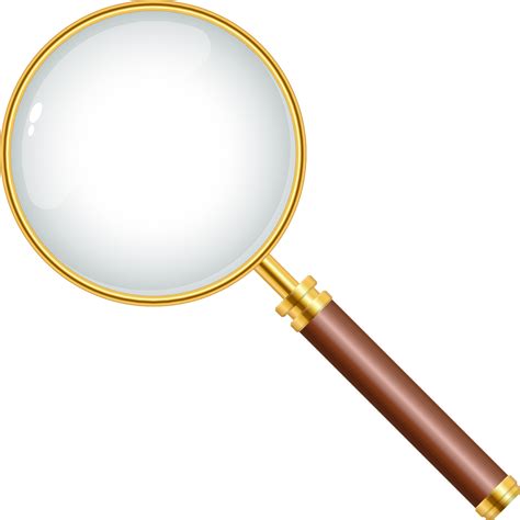 Realistic Magnifying Glass Clip Art 9876396 Png