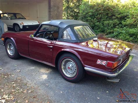 1973 Triumph Tr6 With Factory Overdrive And Hardtop
