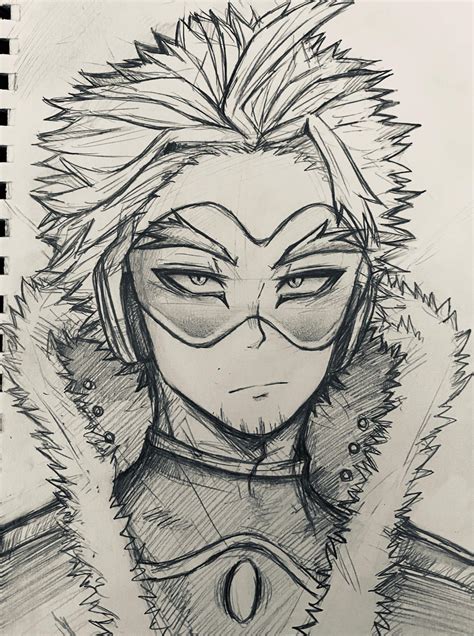 Hawks Mha Easy Drawings A Blog Is About How To Draw Easy Drawings