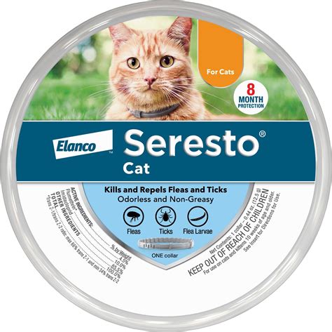 Seresto 8 Month Flea And Tick Prevention Collar For Cats And Kittens