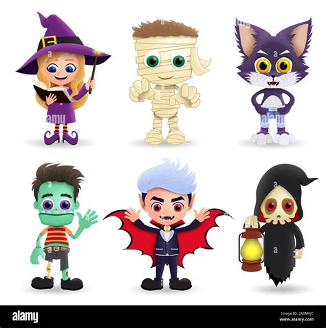 Scary Halloween Cartoon Characters