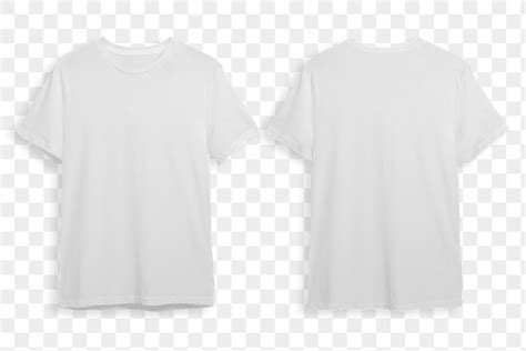 White T Shirts Mockup Png On Transparent Premium Png Sticker Rawpixel