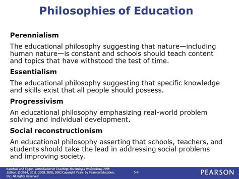 Philosophy Of Education Definition Definition Klw