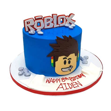 How To Make A Roblox Birthday Cake How To Make Fondant Roblox Logo
