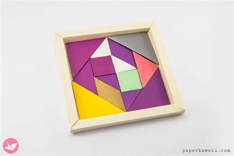 Origami Tangram Puzzle Tutorial Francis Ow Tangram Puzzles Hand