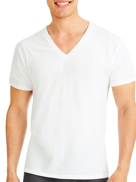 Hanes Hanes Super Value 10 Pack White V Neck Comfortsoft T Shirts