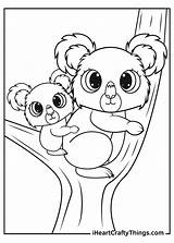 Koalas Offspring Pouches Iheartcraftythings sketch template