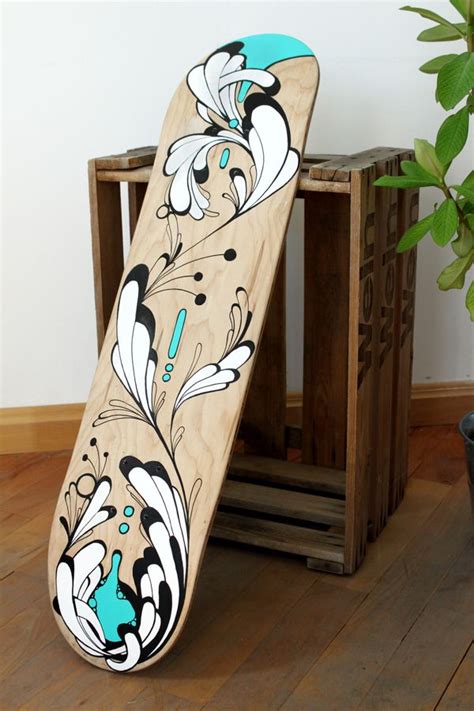 Nektar°2 Painted Skateboard By Ekaterina Koroleva Via Behance