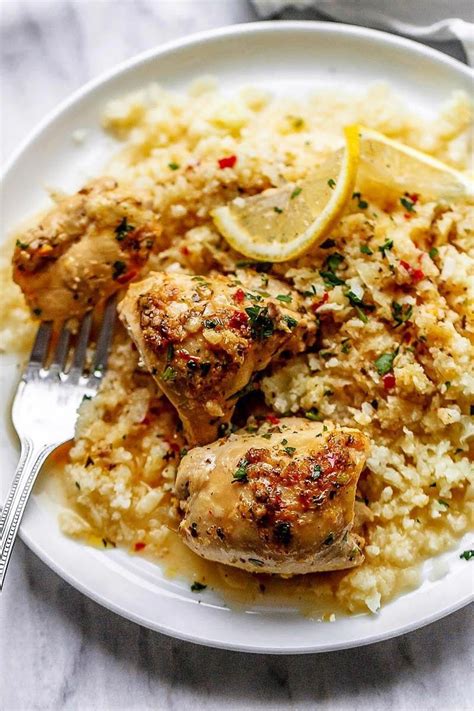 Return chicken to slow cooker. Crock Pot Lemon Garlic Butter Chicken | Food recipes ...