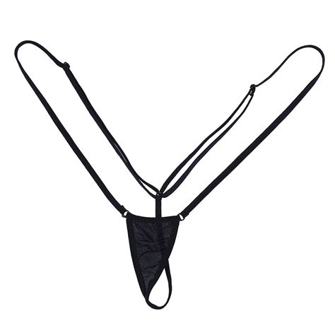 msemis women sling shot lingerie sheer micro bikini lingerie g string thong set buy online in