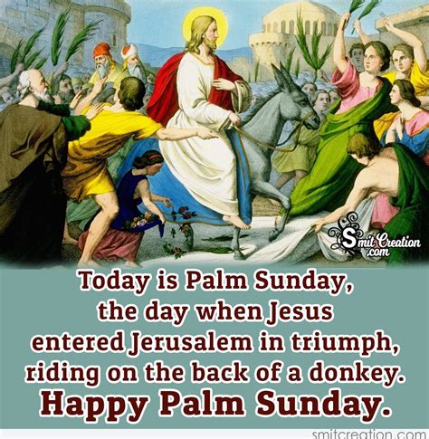 Palm Sunday The Day When Jesus Entered Jerusalem