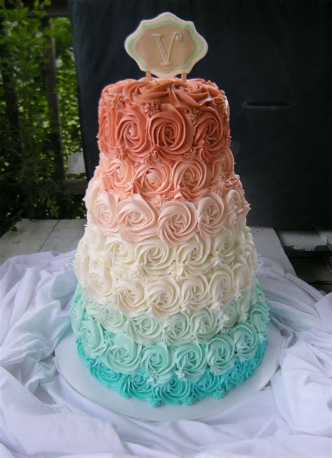 7 Solid Evidences Attending Coral And Teal Wedding Cake Is Good For