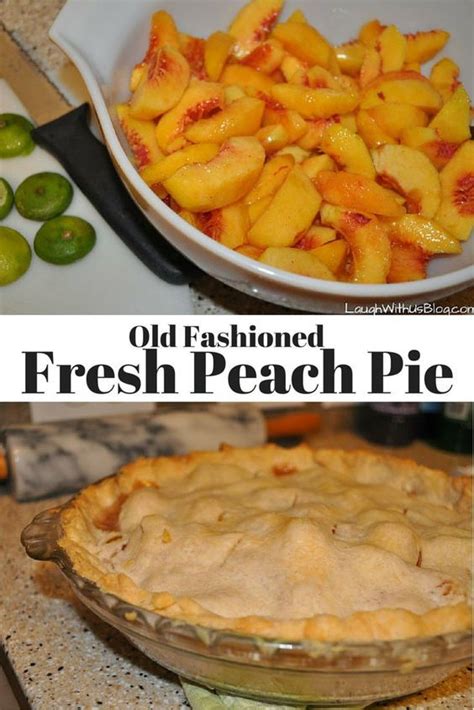 Mmm! There's nothing like an old fashioned Fresh Peach Pie! Delicious ...