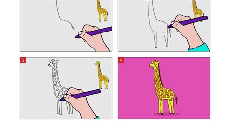 Apprendre à Dessiner Une Girafe En 3 étapes