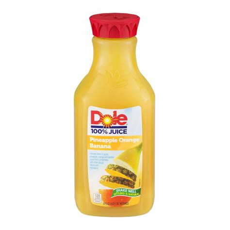 Dole Pineapple Orange Banana 100 Juice 59 Fl Oz