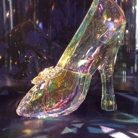 Disneyexaminer — Heres The Real “glass” Slipper Worn By Lily James
