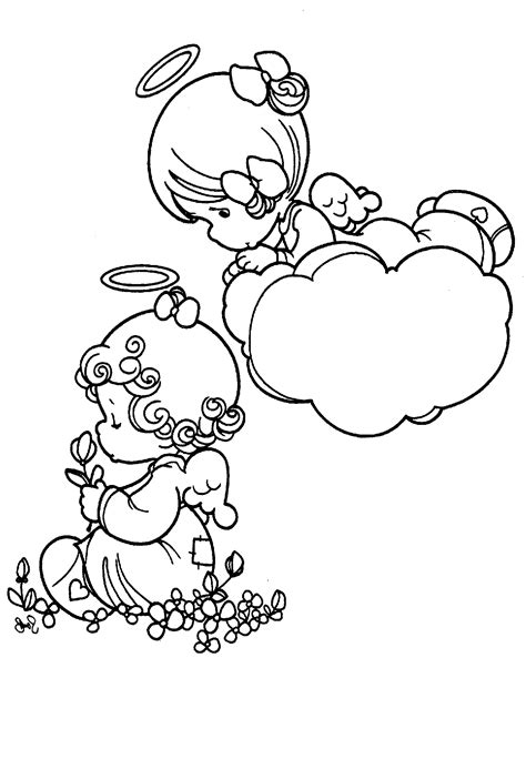 Precious Moments Christian Coloring Pages Coloring Home
