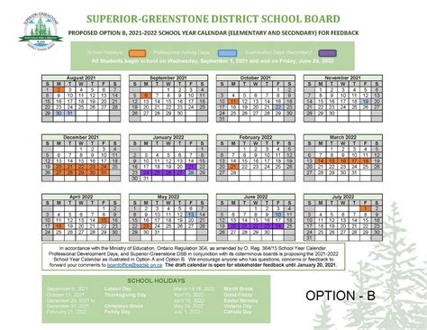 Sgdsb Proposed 2021 2022 School Year Calendar