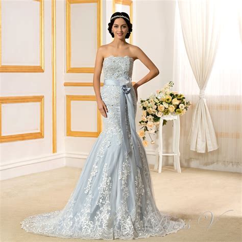 Https://tommynaija.com/wedding/blue Mermaid Wedding Dress