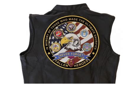 Back Patches For Jackets Large Embroidered Center Biker Back Patches