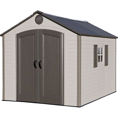 Lifetime 8 Ft X 10 Ft Outdoor Storage Shed Storage Sheds Patio