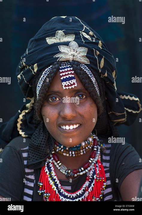 Afar Tribe Woman Assaita Afar Regional State Ethiopia Stock Photo