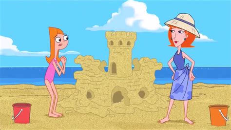 Phineas And Ferb Isabella At The Beach